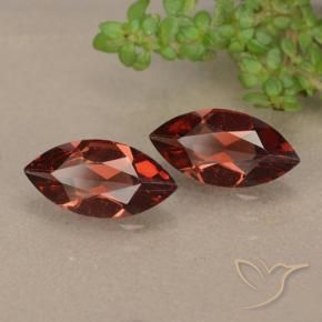 2.02 ct natürliche tiefrot Pyrop-Granat-Edelsteine, Marquise, VVS