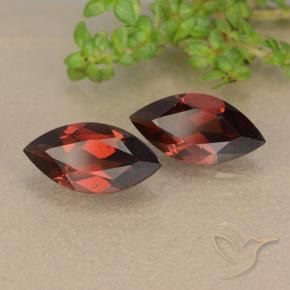 2.36 ct natürliche dunkelrot Pyrop-Granat-Edelsteine, Marquise, VVS-VS