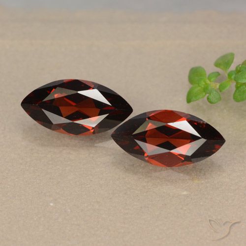 2.55ctw Natürlicher Merlot Rot Pyrop-Granat, Marquise, VVS-VS
