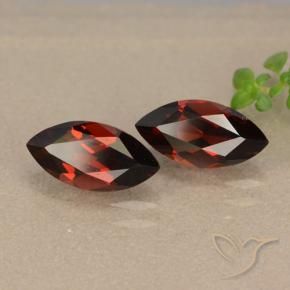 2.55 ct natürliche Merlot Rot Pyrop-Granat-Edelsteine, Marquise, VVS-VS