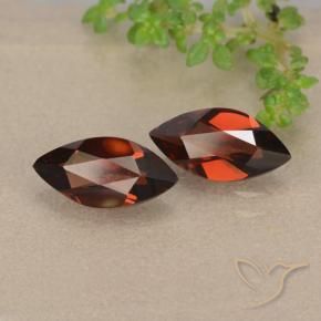 2.39 ct natürliche tiefrot Pyrop-Granat-Edelsteine, Marquise, VVS-VS