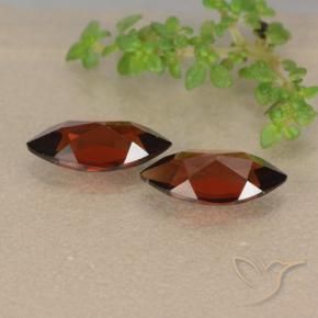 2.39 ct natürliche tiefrot Pyrop-Granat-Edelsteine, Marquise, VVS-VS