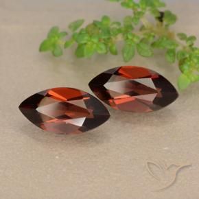 2.71 ct natürliche tiefrot Pyrop-Granat-Edelsteine, Marquise, VVS-VS