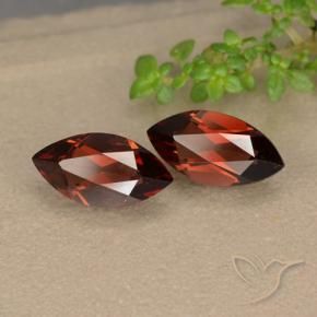 2.35 ct natürliche Merlot Rot Pyrop-Granat-Edelsteine, Marquise, VVS-VS
