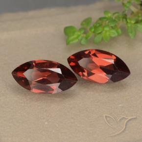 2.58 ct natürliche tiefrot Pyrop-Granat-Edelsteine, Marquise, VVS-VS