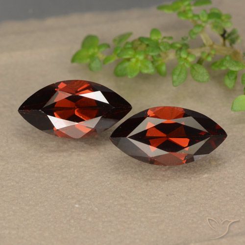 2.78ctw Natürlicher Merlot Rot Pyrop-Granat, Marquise, VVS-VS