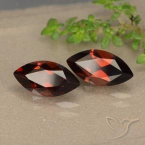 2.78 ct natürliche Merlot Rot Pyrop-Granat-Edelsteine, Marquise, VVS-VS