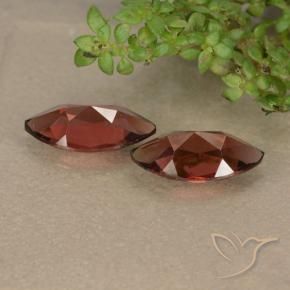 2.53 ct natürliche Mittelrot Pyrop-Granat-Edelsteine, Marquise, VVS-VS