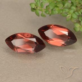 2.43 ct natürliche Scharlachrot Pyrop-Granat-Edelsteine, Marquise, VVS-VS