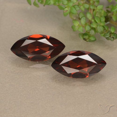 2.67ctw Natürlicher Sangria Rot Pyrop-Granat, Marquise, VVS-VS
