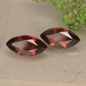 2.67 ct natürliche Sangria Rot Pyrop-Granat-Edelsteine, Marquise, VVS-VS