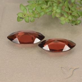 2.10 ct natürliche Mittelrot Pyrop-Granat-Edelsteine, Marquise, VVS-VS