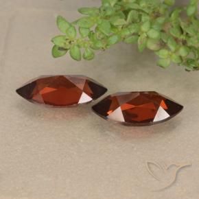 2.54 ct natürliche dunkelrot Pyrop-Granat-Edelsteine, Marquise, VVS-VS