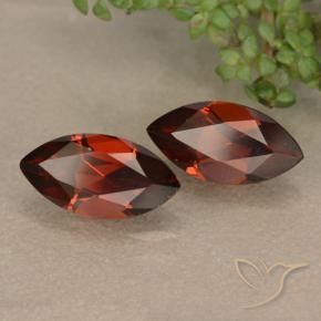 2.52 ct natürliche tiefrot Pyrop-Granat-Edelsteine, Marquise, VVS-VS