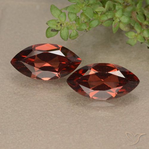 2.52ctw Natürlicher Scharlachrot Pyrop-Granat, Marquise, VVS-VS