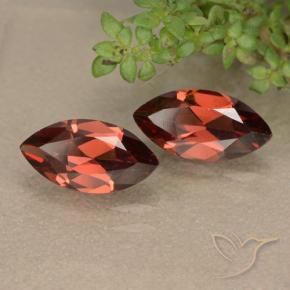 2.52 ct natürliche Scharlachrot Pyrop-Granat-Edelsteine, Marquise, VVS-VS
