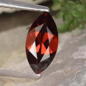 9,17 ctw natürlicher Mittelrot Pyrop-Granat, Marquise, VVS-VS