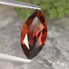 9,17 ctw natürlicher dunkelrot Pyrop-Granat, Marquise, VVS-VS