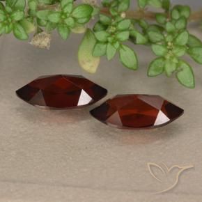 2.89 ct natürliche Mittelrot Pyrop-Granat-Edelsteine, Marquise, VVS-VS
