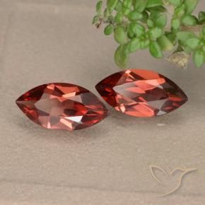 2.05 ct natürliche Scharlachrot Pyrop-Granat-Edelsteine, Marquise, VVS-VS