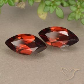 2.03 ct natürliche Merlot Rot Pyrop-Granat-Edelsteine, Marquise, VVS-VS