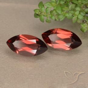 2.69 ct natürliche tiefrot Pyrop-Granat-Edelsteine, Marquise, VVS-VS