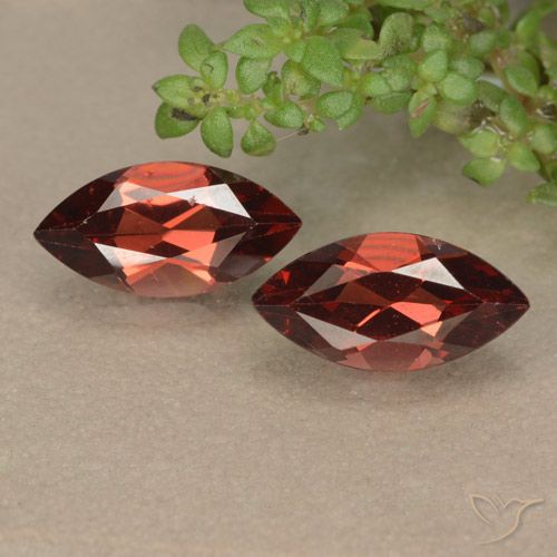 2.46ctw Natürlicher Tiefes Beerenrot Pyrop-Granat, Marquise, VVS-VS