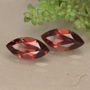 2.46 ct natürliche Tiefes Beerenrot Pyrop-Granat-Edelsteine, Marquise, VVS-VS