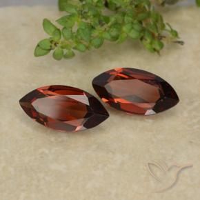 2.05 ct natürliche Sangria Rot Pyrop-Granat-Edelsteine, Marquise, VVS-VS