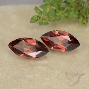 2.39 ct natürliche Tiefes Beerenrot Pyrop-Granat-Edelsteine, Marquise, VVS-VS