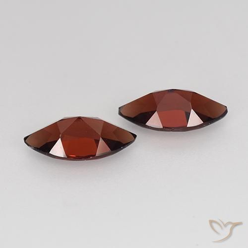 2.42 ct natürliche dunkelrot Pyrop-Granat-Edelsteine, Marquise, VVS-VS