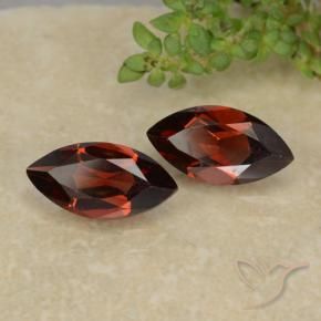 2.45 ct natürliche tiefrot Pyrop-Granat-Edelsteine, Marquise, VVS-VS