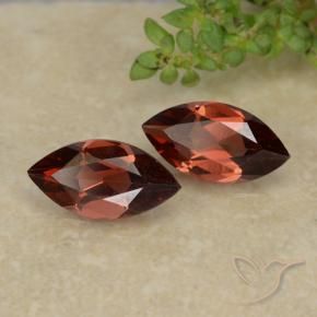 2.38 ct natürliche Hellrot Pyrop-Granat-Edelsteine, Marquise, VVS-VS