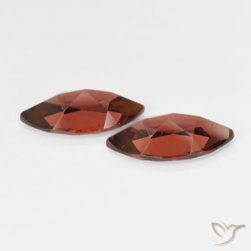 2.27 ct natürliche Medium Dark-Red Pyrop-Granat-Edelsteine, Marquise, VVS-VS