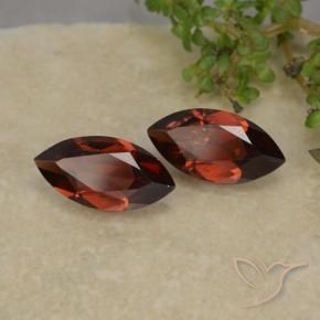 2.37 ct natürliche dunkelrot Pyrop-Granat-Edelsteine, Marquise, VS