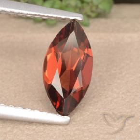 9,17 ctw natürlicher Sangria Rot Pyrop-Granat, Marquise, VVS-VS