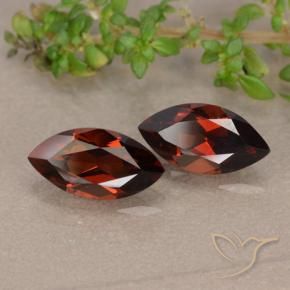 2.57 ct natürliche Johannisbeere Rot Pyrop-Granat-Edelsteine, Marquise, VVS-VS