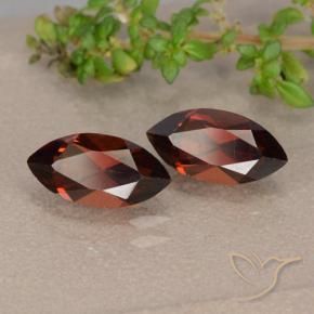 2.69 ct natürliche Mittelrot Pyrop-Granat-Edelsteine, Marquise, VVS
