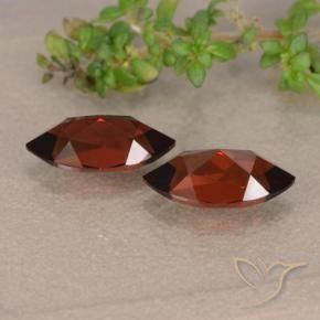 2.92 ct natürliche tiefrot Pyrop-Granat-Edelsteine, Marquise, VVS-VS