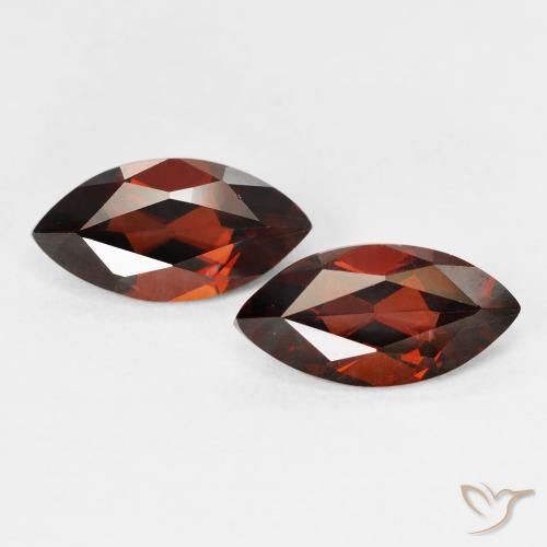 2.80ctw Natürlicher dunkelrot Pyrop-Granat, Marquise, VVS-VS
