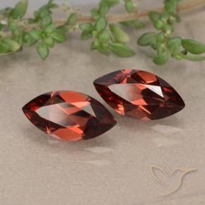2.46 ct natürliche Merlot Rot Pyrop-Granat-Edelsteine, Marquise, VVS-VS