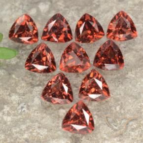 2,82 ct natürliche roter Pyrop-Edelsteine, Trillion, VS