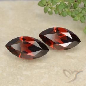 2.65 ct natürliche Intensives Rot Pyrop-Granat-Edelsteine, Marquise, VVS-VS