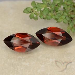 2.49 ct natürliche dunkelrot Pyrop-Granat-Edelsteine, Marquise, VVS-VS