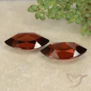 2.49 ct natürliche dunkelrot Pyrop-Granat-Edelsteine, Marquise, VVS-VS