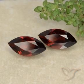 2.39 ct natürliche Feuerrot Pyrop-Granat-Edelsteine, Marquise, VVS-VS