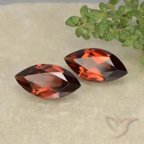 2.22 ct natürliche tiefrot Pyrop-Granat-Edelsteine, Marquise, VVS-VS