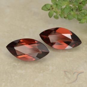 2.16 ct natürliche Intensives Rot Pyrop-Granat-Edelsteine, Marquise, VVS-VS