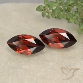 2.68 ct natürliche Bonbonrot Pyrop-Granat-Edelsteine, Marquise, VVS-VS
