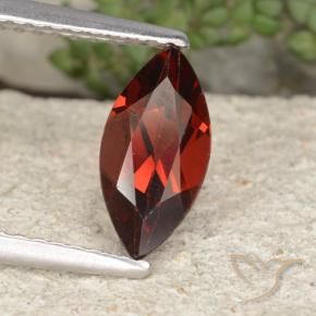 9,17 ctw natürlicher Mittleres Dunkelrot Pyrop-Granat, Marquise, VVS-VS
